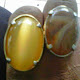 Akik Chalcedony Motif Angka 7 Gemstone Unique