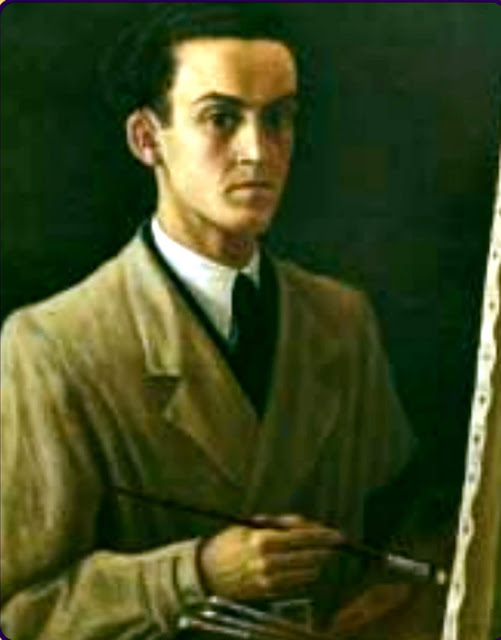 Horacio Ferrer de Morgado, Self Portrait, Portraits of Painters, Fine arts, Portraits of painters blog, Paintings of Horacio Ferrer de Morgado, PainterHoracio Ferrer de Morgado   