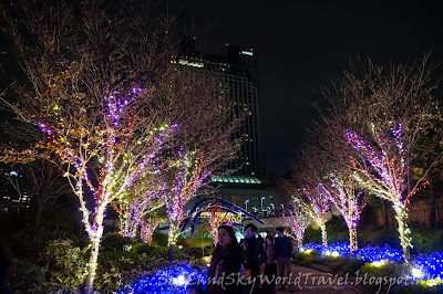 難波park聖誕燈飾