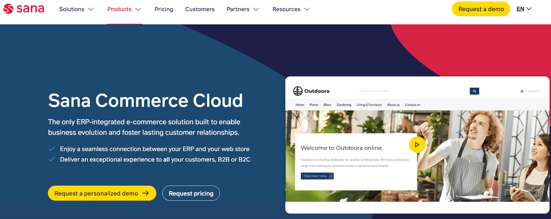 Sana Commerce for eCommerce platform