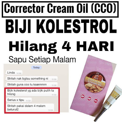 corrector cream oil