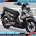 STIKER DECAL HONDA NEW BEAT STREET /BEAT DELUXE CBS FULL BODY MOTIF DORAEMON ZOMBIE 