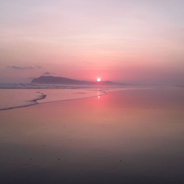 Sunset di Pantai Marengan Banyuwangi.