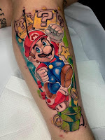 tatuajes de Super Mario