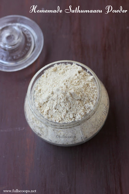 Homemade Sathumaavu Powder