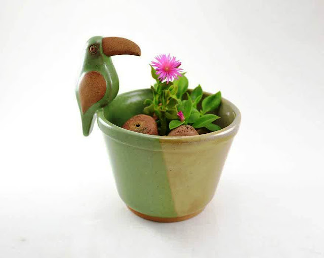 Cute ceramic planter