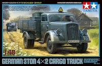 Tamiya 1/48 GERMAN 3TON 4x2 CARGO TRUCK (32585) English Color Guide & Paint Conversion Chart　