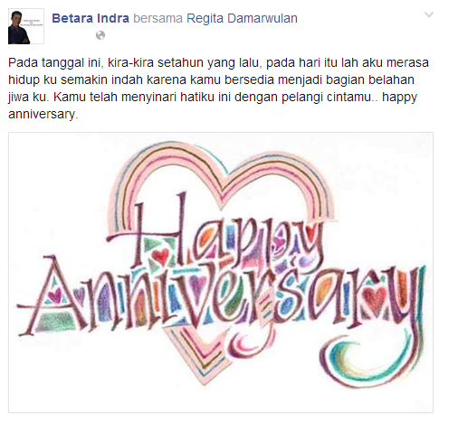 Ucapan Selamat Hari Jadian Romantis Happy Anniversary Day 