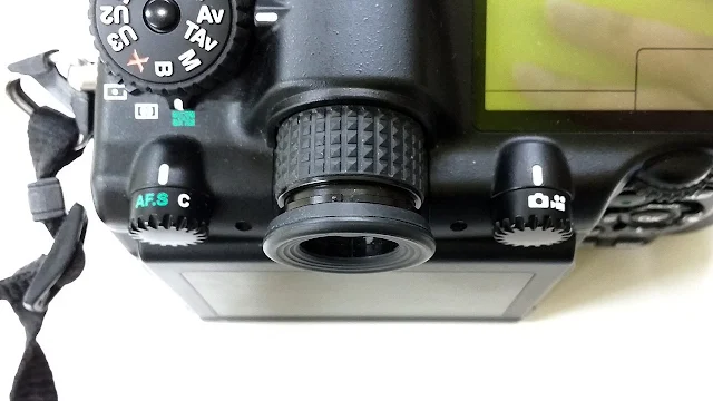 Diopter adjustment ring