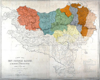 pays basque autrefois carte sept provinces