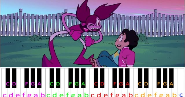 Other Friends Steven Universe The Movie Piano Letter Notes - steven universe roblox piano sheet music