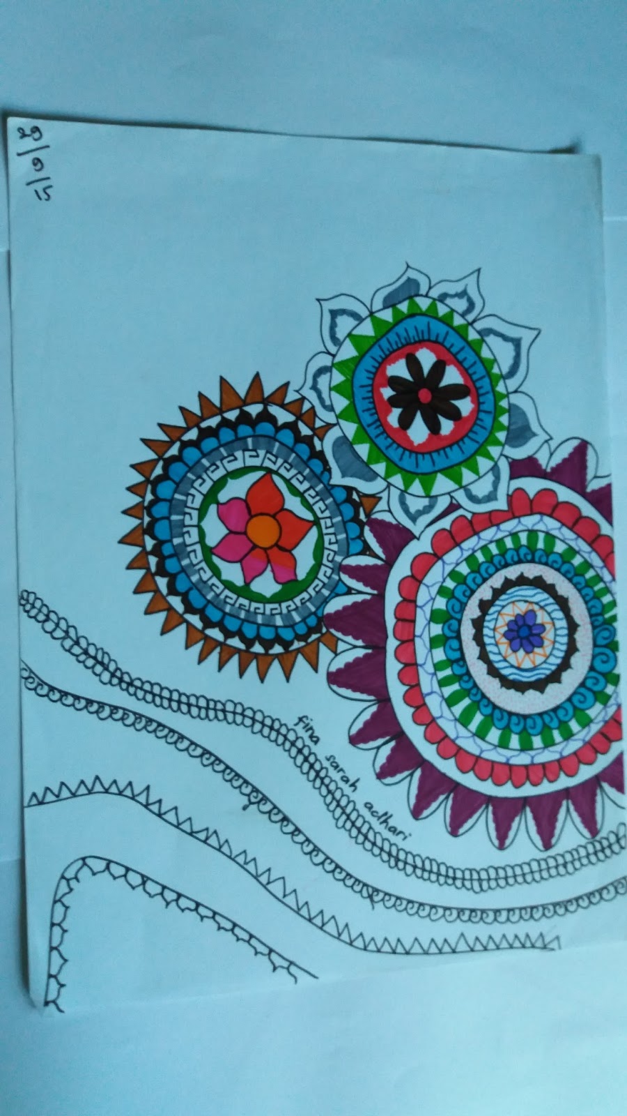 Super Old Mandala Art (by Me) - Creatifina