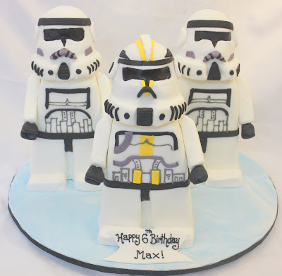 Star Wars Lego Storm Trooper cake