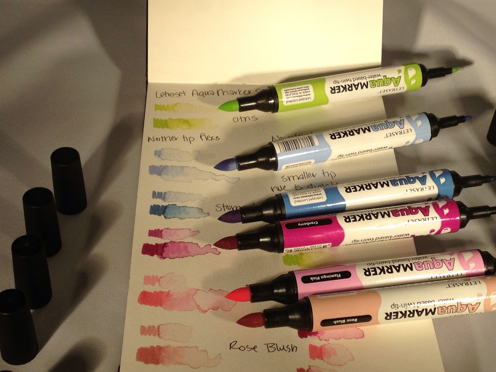 Watercolor Marker Review: Letraset's AquaMarkers