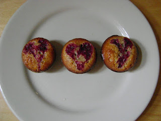 marn's raspberry almond muffins