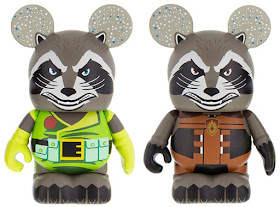 Rocket Raccoon Marvel Vinylmation Eachez Vinyl Figures by Disney – Comic Book Rocket Raccoon & Guardians of the Galaxy Movie Rocket Raccoon