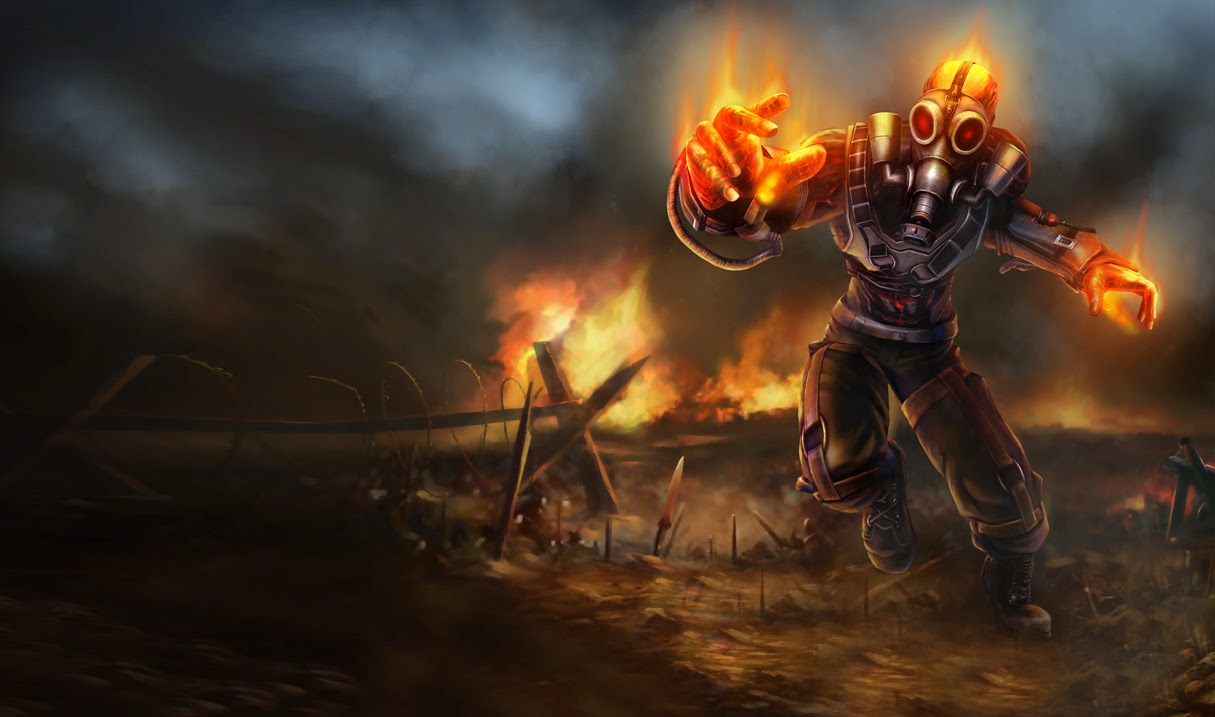 League of Legends Wallpaper Skin Fire