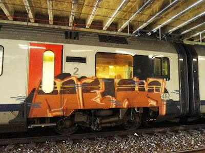 art on train