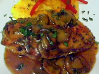 Chicken Breasts with Herbs De Provence and Mushrooms