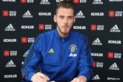 DE GEA PERPANJANG KONTRAK DENGAN MANCHESTER UNITED