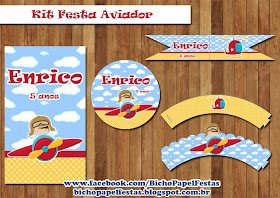 Kit Festa Aviador Para Imprimir