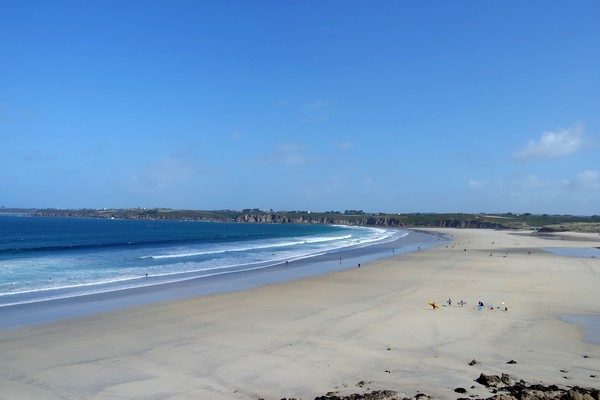 bretagne finistère gr34 le conquet plage blancs sablons