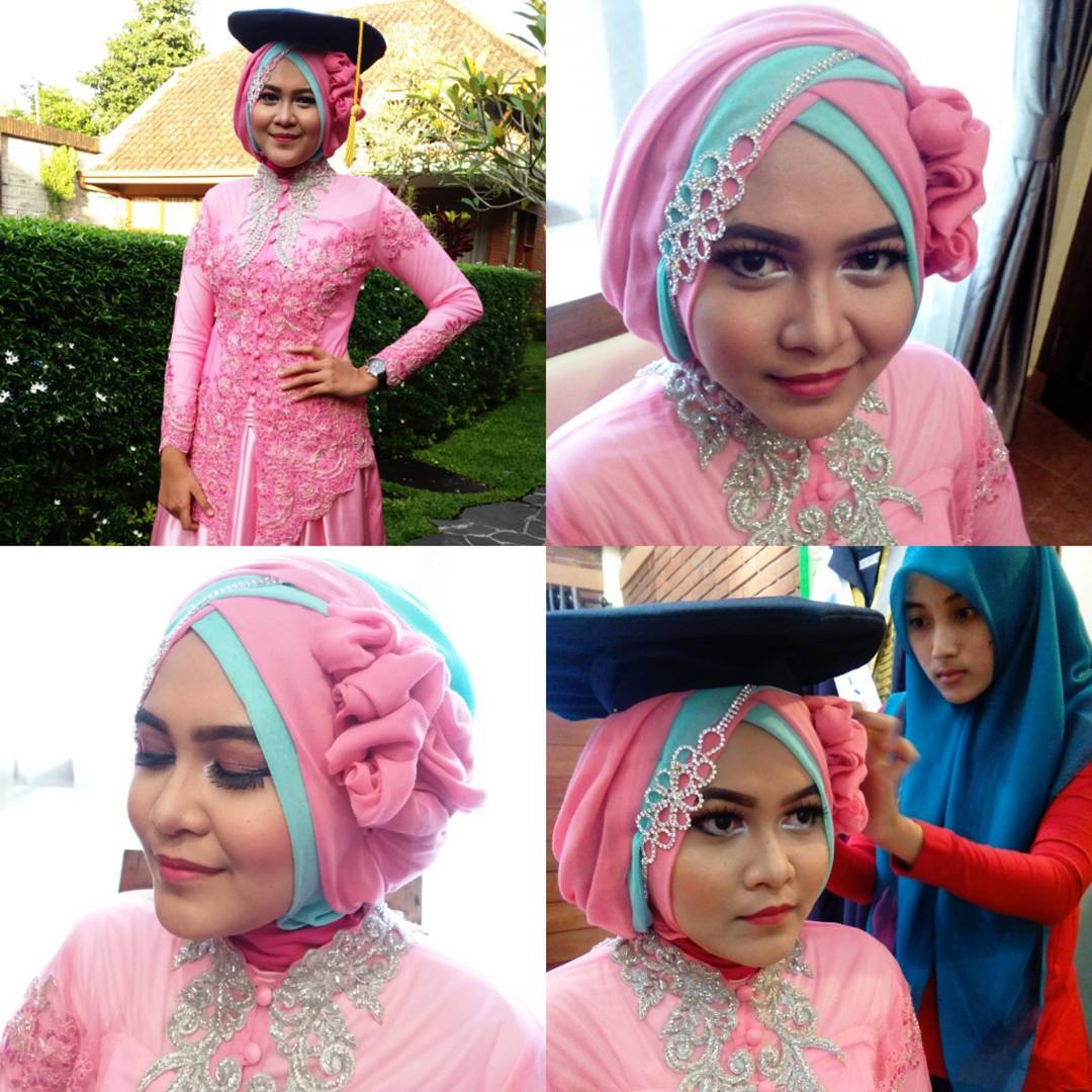 26  Model Hijab Kebaya untuk Wisuda Simpel dan Elegan 2018  Kebaya Modern Terbaru