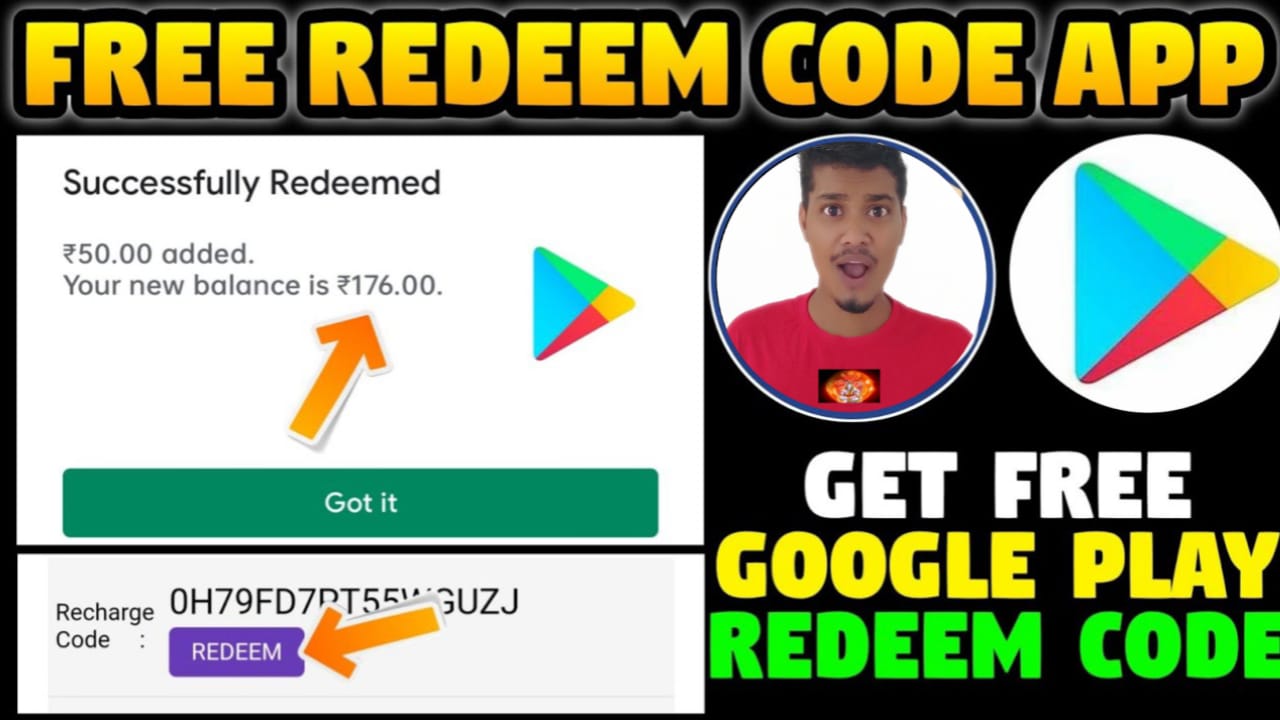 Free Google Play Gift Card रिडीम code 2023 - free ₹100 Google Play Redeem Code Free Today