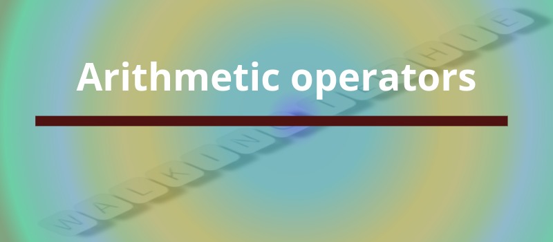 Arithmetic operators in Java
