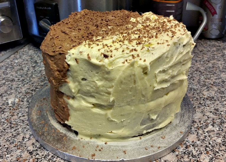 Life As Kim A Half And Half Birthday Cake For My Fella