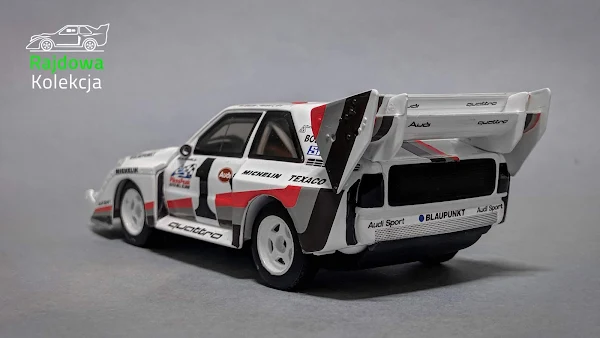 Minichamps Audi Sport Quattro S1 Pikes Peak, Winner Pikes Peak International Hill Climb 1987, 626 of 6 687