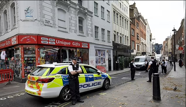 Bloodbath near Oxford Street: Man is stabbed to death at Korean restaurant in Soho in broad daylight in the fourth London murder in three days