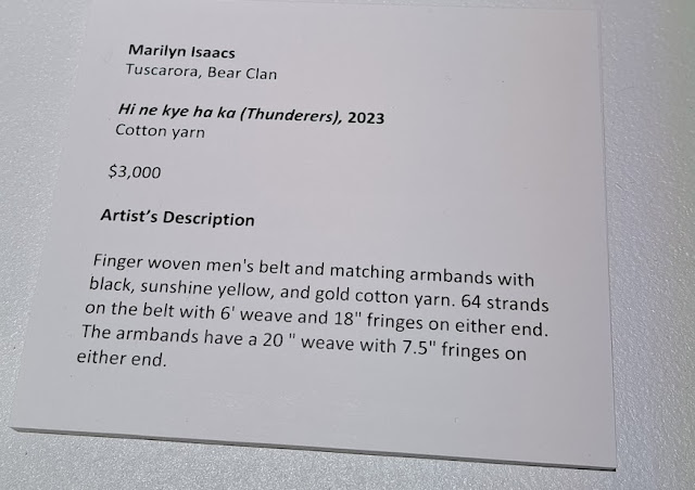 Description of Marilyn Isaacs' entry in the juried art show