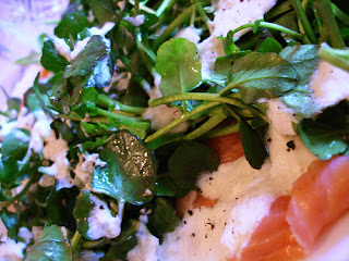 Smoked Salmon with Water Cress