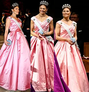 Crown Princess Victoria of Sweden at the Nobel Prize Awards 2022