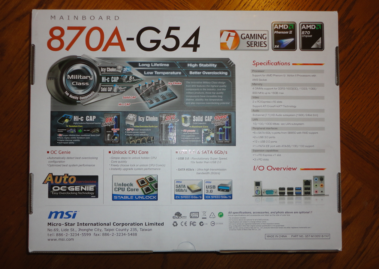 Msi 870a-G54 Drivers