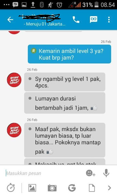 Efek baik obat kuat oles hajar jahanam level 3 original | Terbukti