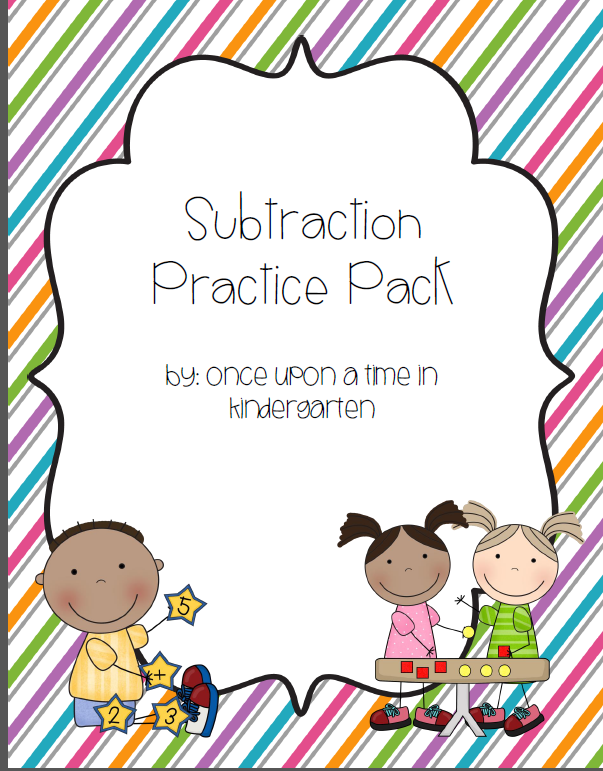 http://www.teacherspayteachers.com/Product/Subtraction-Practice-Pack-1287487