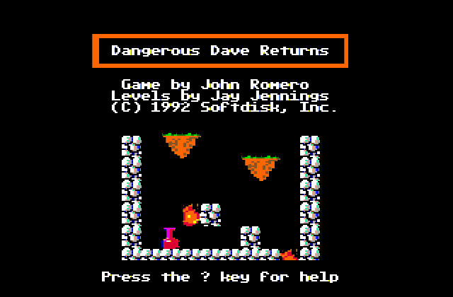 Dangeruos Dave Returns ( Apple II )