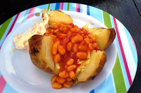 Baked Potato and Baked Beans