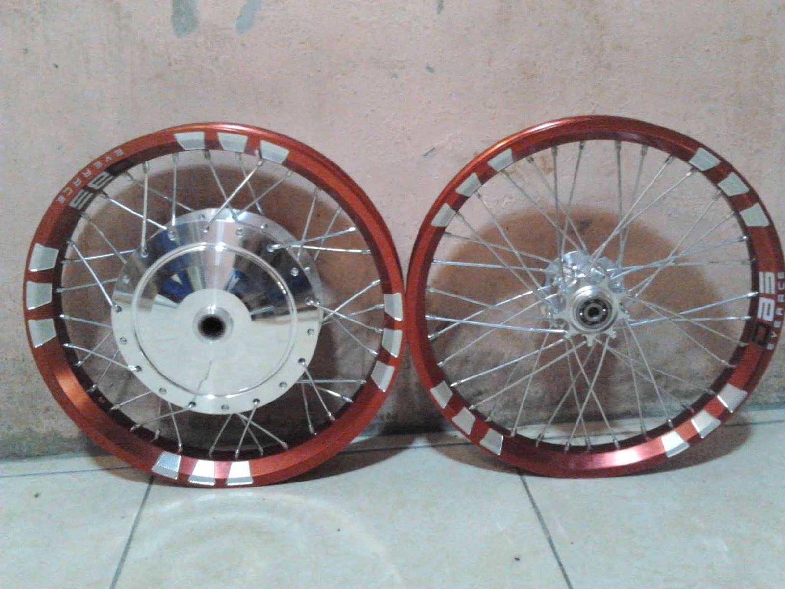  Velg DBS Red Ring 14 untuk Mio dengan tromol Trusty 