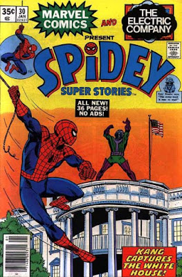 Spidey Super Stories #30, Kang