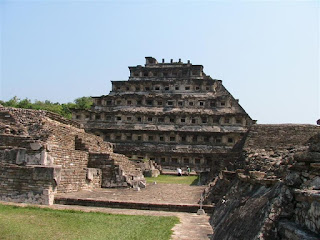 Paysages du Mexique - El Tajin - pyramide