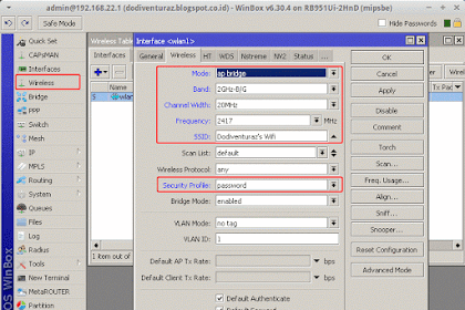 Cara Setting Wifi Access Point Di Mikrotik