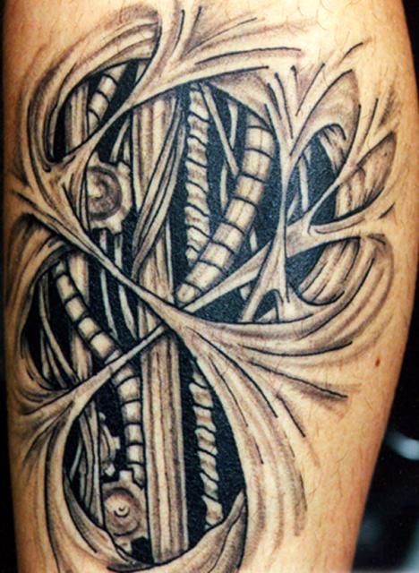 BioMechanical Tattoo Photos Gallery