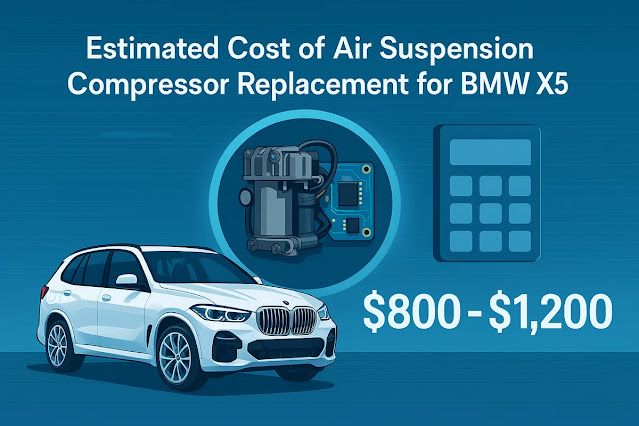 BMW X5のエアサスコンプレッサー交換にかかる費用相場