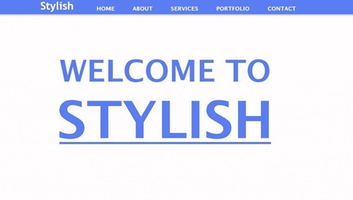 Stylish – One Page Muse Template
