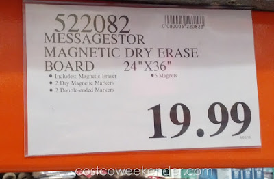 Deal for the Messagestor Magnetic Dry Erase Board at Costco