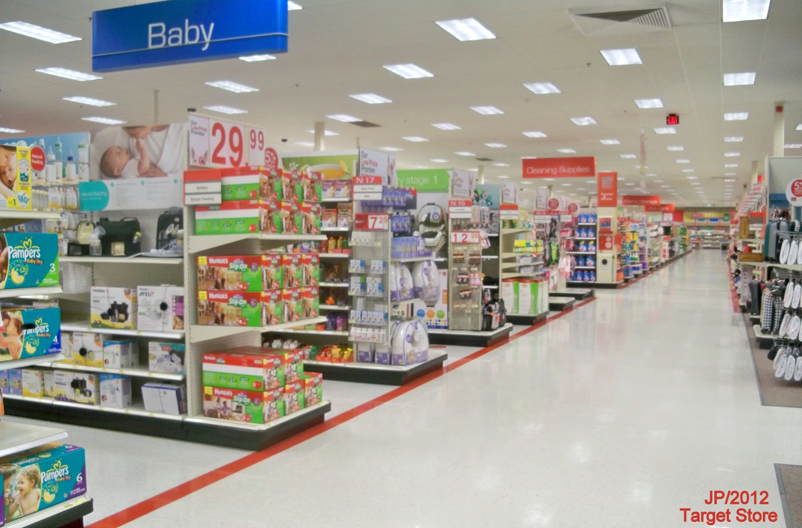 TARGET STORE Aisle, Target Retail Department Store Interior Picture