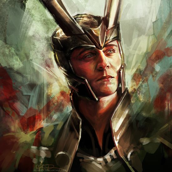 Alice X. Zhang alicexz deviantart pinturas de filmes séries Loki